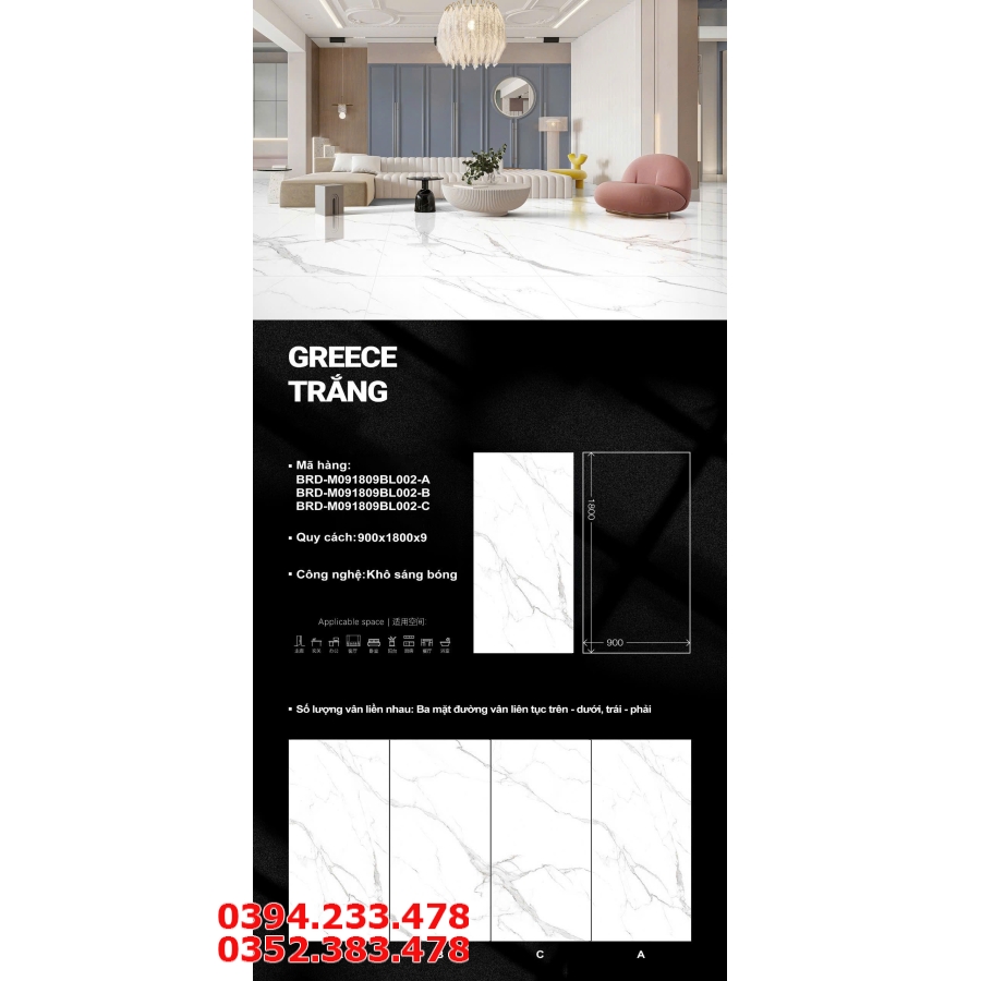 Top 583 Mẫu Gạch Bóng Kiếng 90x180 TQ Mẫu Mới Nhất