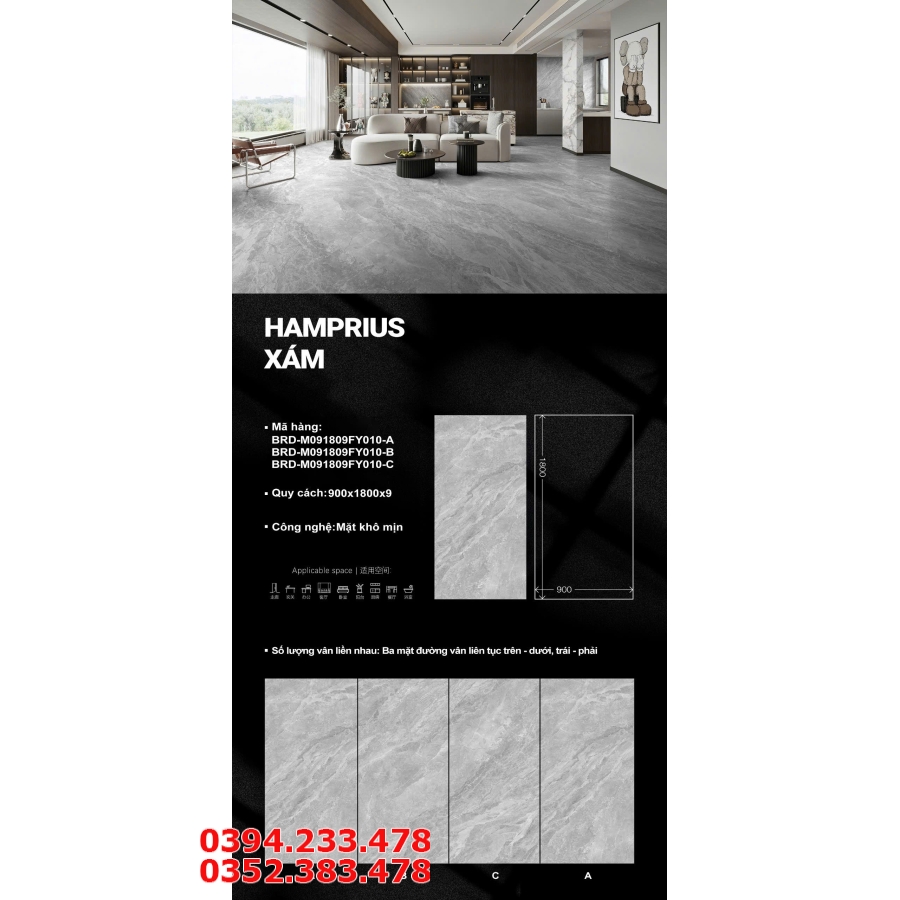 Tổng Kho Gạch Khổ Lớn TQ 90x180 Tại Phú Quốc Giá Rẻ