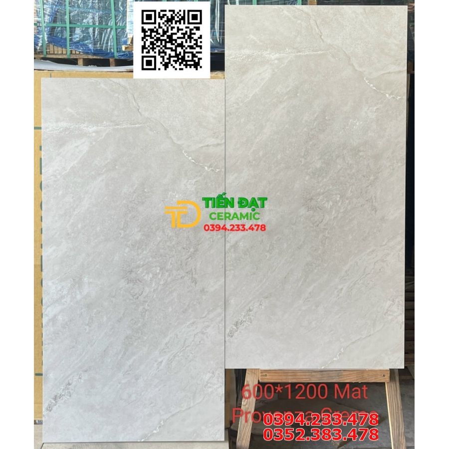 Gạch Lát Nền Phòng Ngủ 60x120 Provenza Crema Đá Marble