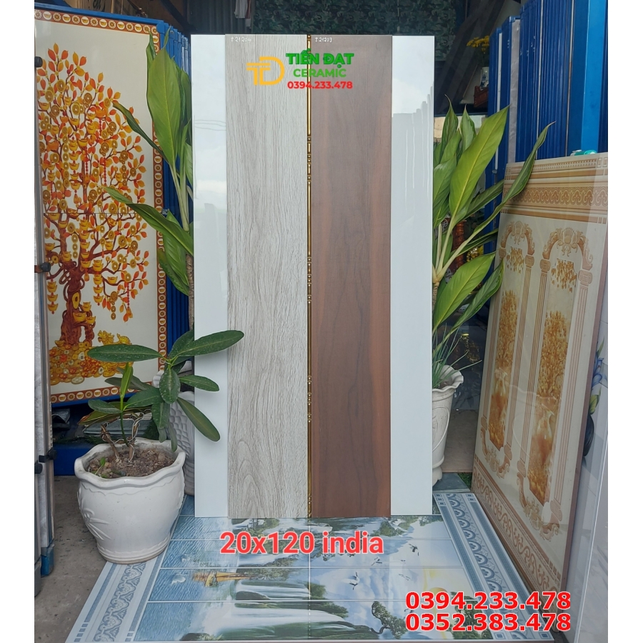 Gạch Lát Nền Vân Gỗ 20x120 Mẫu Mới Cao Cấp 