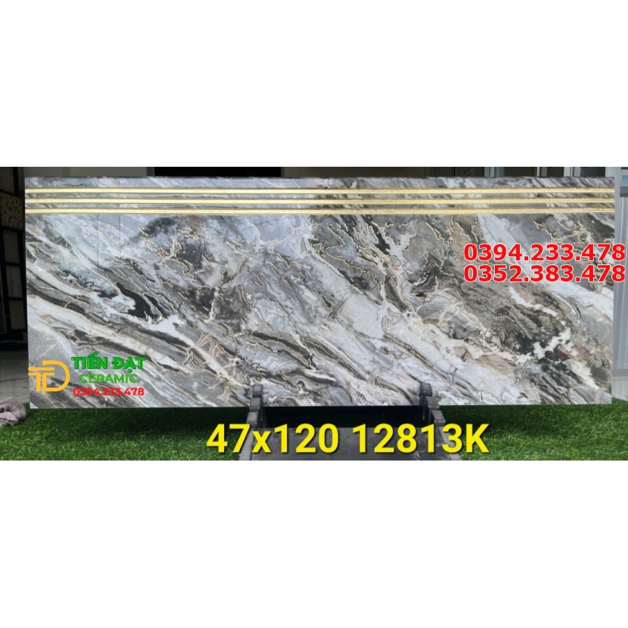 Gạch Lót Cầu Thang 47x120 Ánh Kim TQ Cao Cấp