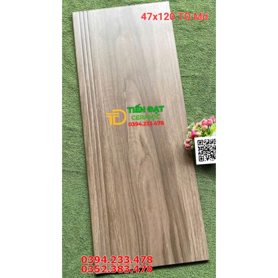 Gạch Lót Cầu Thang 47x120 TQ Giả Gỗ Mới Đẹp Rẻ 