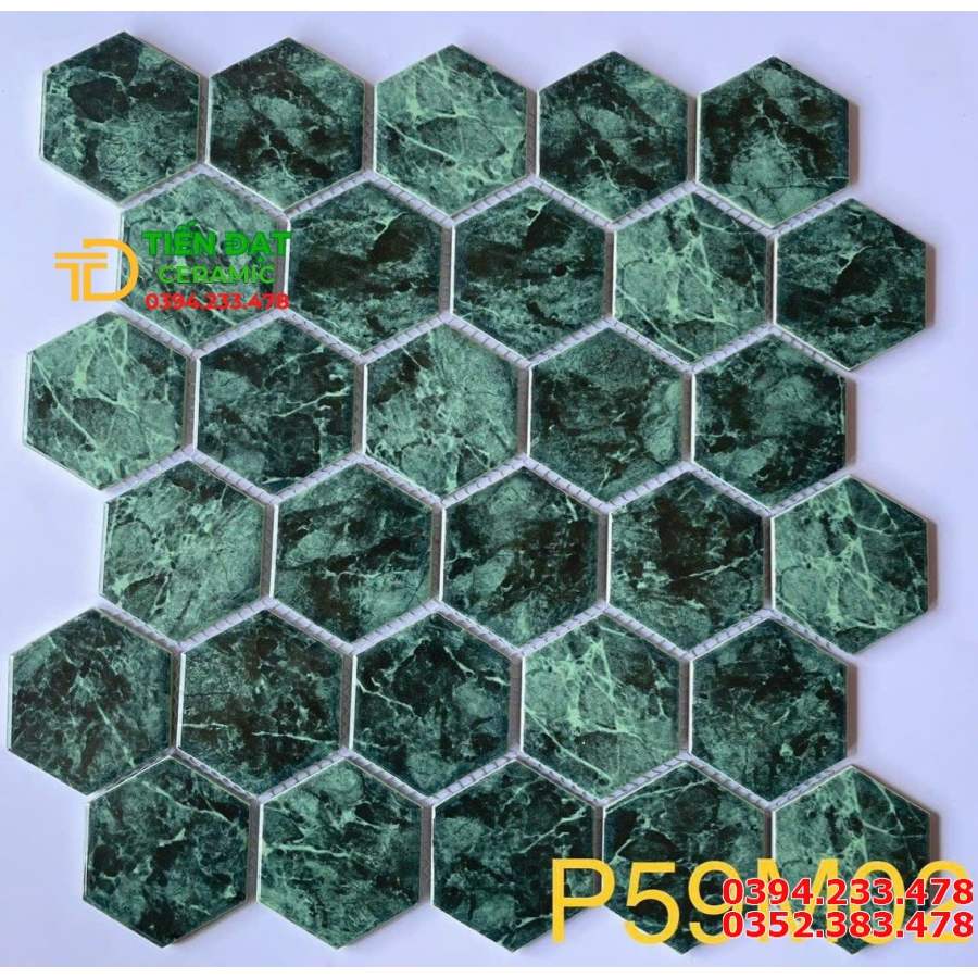 Gạch Lục Giác 30x30 Cao Cấp Nhà Tắm Bể Bơi Mẫu Mới Nhất