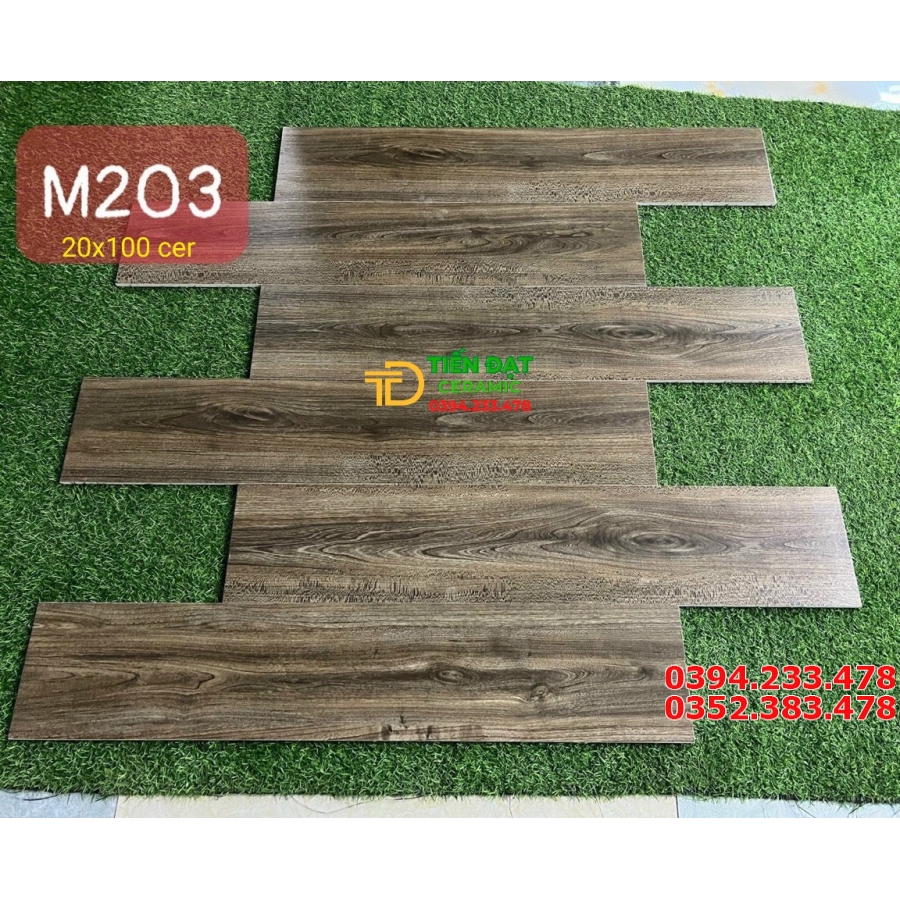 Gạch Malaysia Cao Cấp 20x100 Ốp Lát Giả Gỗ 