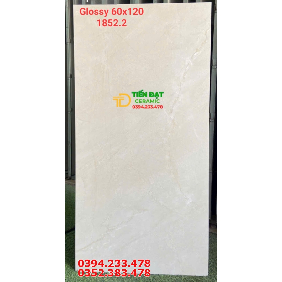 Gạch Marble Lát Nền TASA 60x120 Vân Vàng Nhạt
