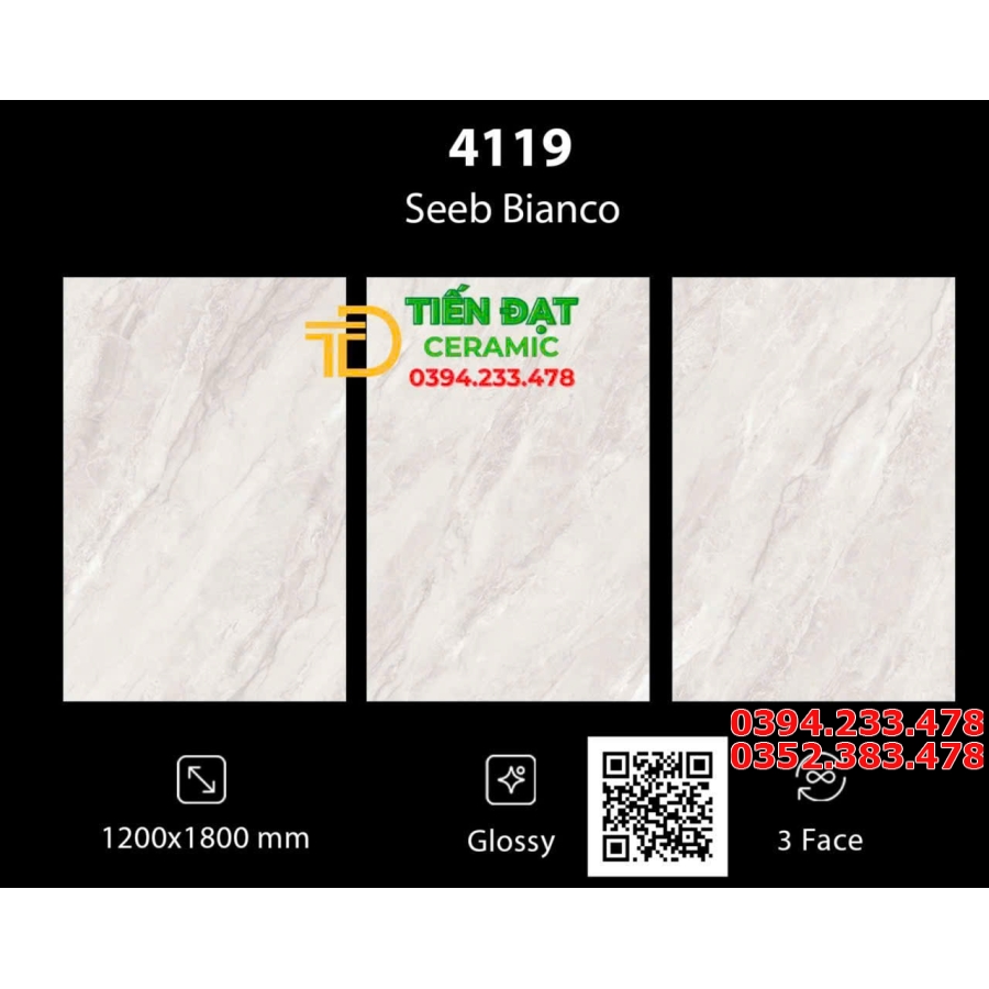 Gạch Khổ Lớn 120x180 Bóng  Kiếng Vi Tinh Ốp Lát Đại Sảnh Lớn