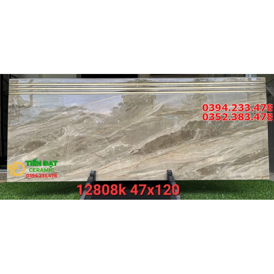Đá Đồng Chất Lát Cầu Thang 47x120 Khắc kim 
