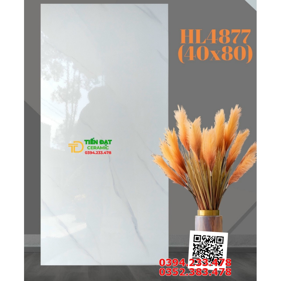 Gạch Đồng Chất 40x80 Ốp Tường Vân Vàng Nhạt