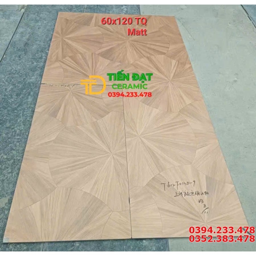 Gạch Nhập Khẩu TQ 60x120 Lát Nền Giả Gỗ Cao Cấp