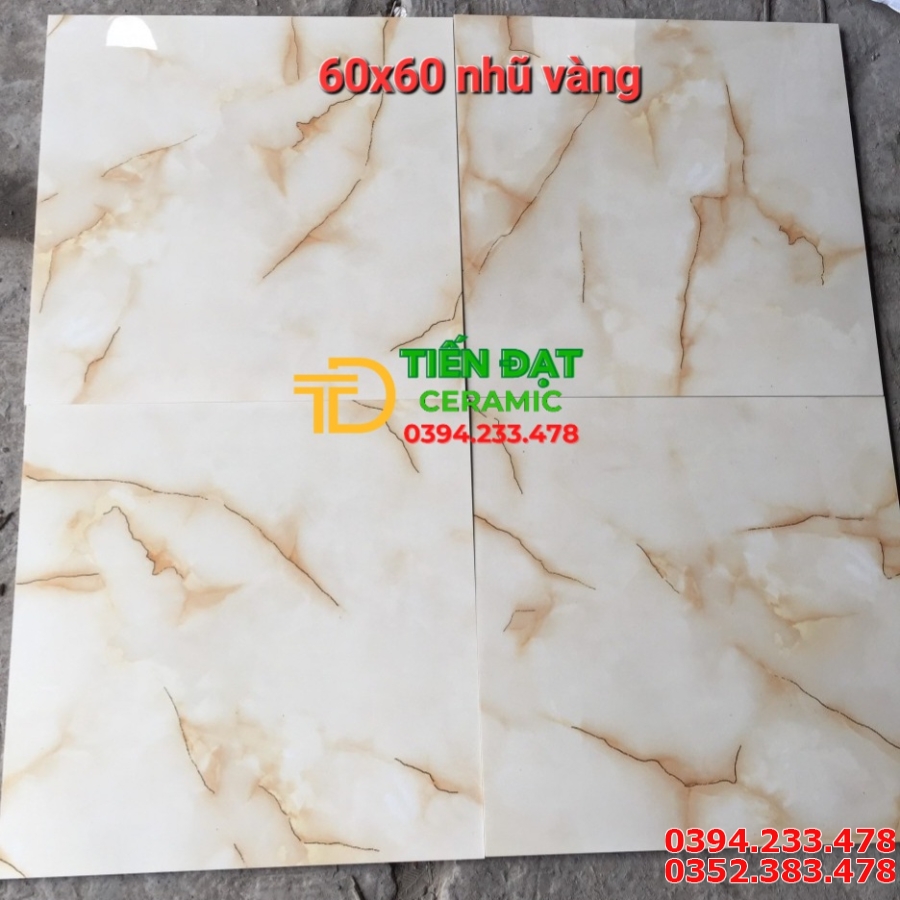 Gạch Nhập Khẩu TQ 60x60 Khắc Kim Lát Phòng Khách