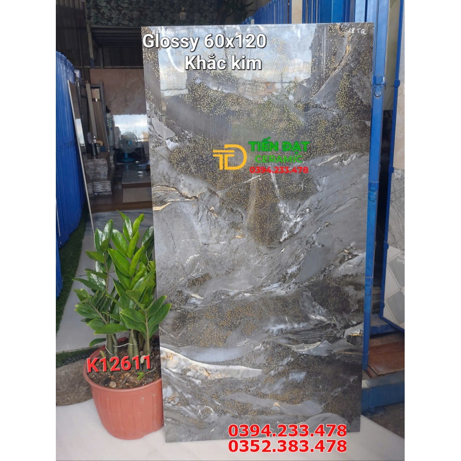 Gạch Nhũ Vàng 60x120 TQ Ốp Lát Mẫu Mới Cao Cấp