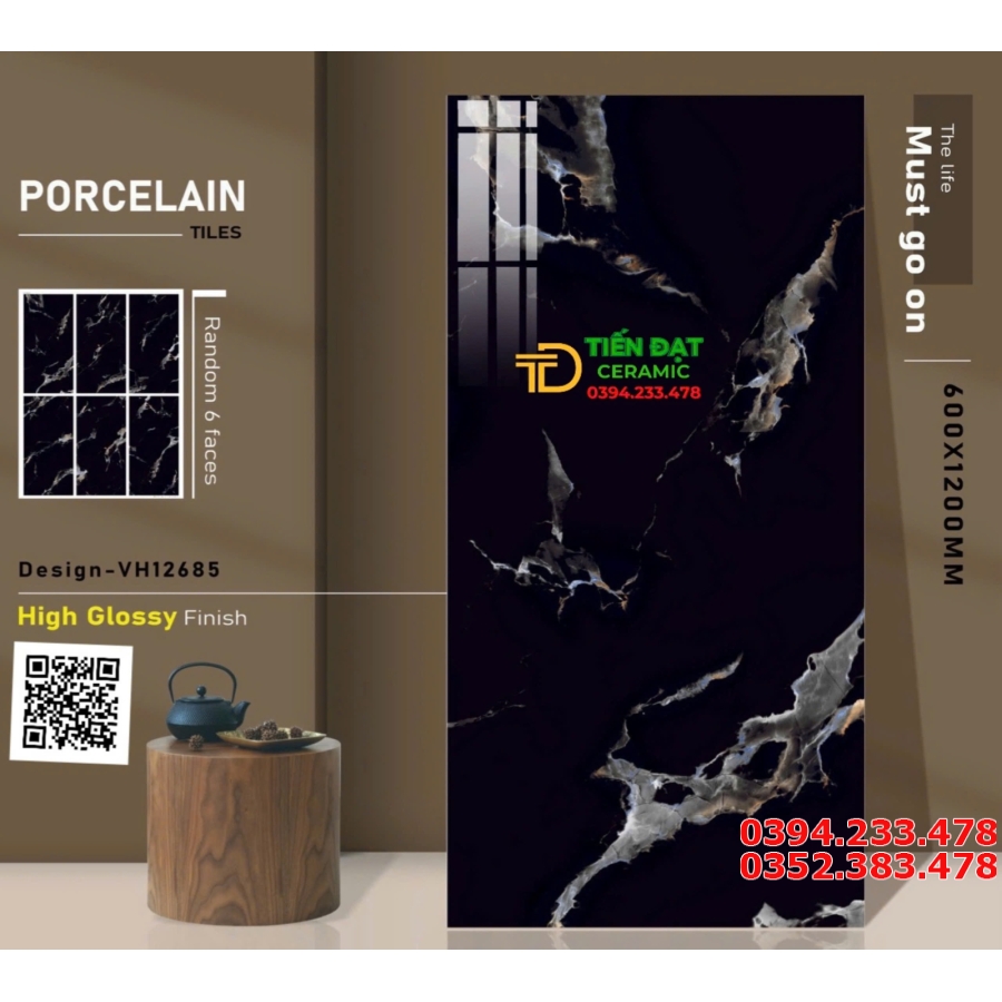 Tổng Đại Lý Gạch Ốp Lát 60x120 Khổ Lớn Ấn Độ 