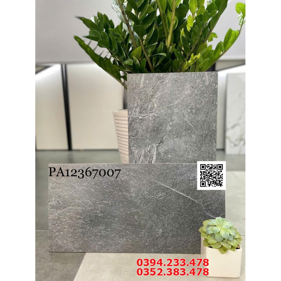 Gạch Đá Granite 30x60 Mờ Nhám Lát Văn Công Nhà Tắm