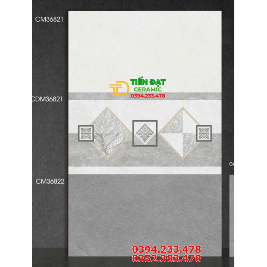 Gạch ỐP Lát Xả Kho 30x60 Trắng Vân Men Mờ Matt 