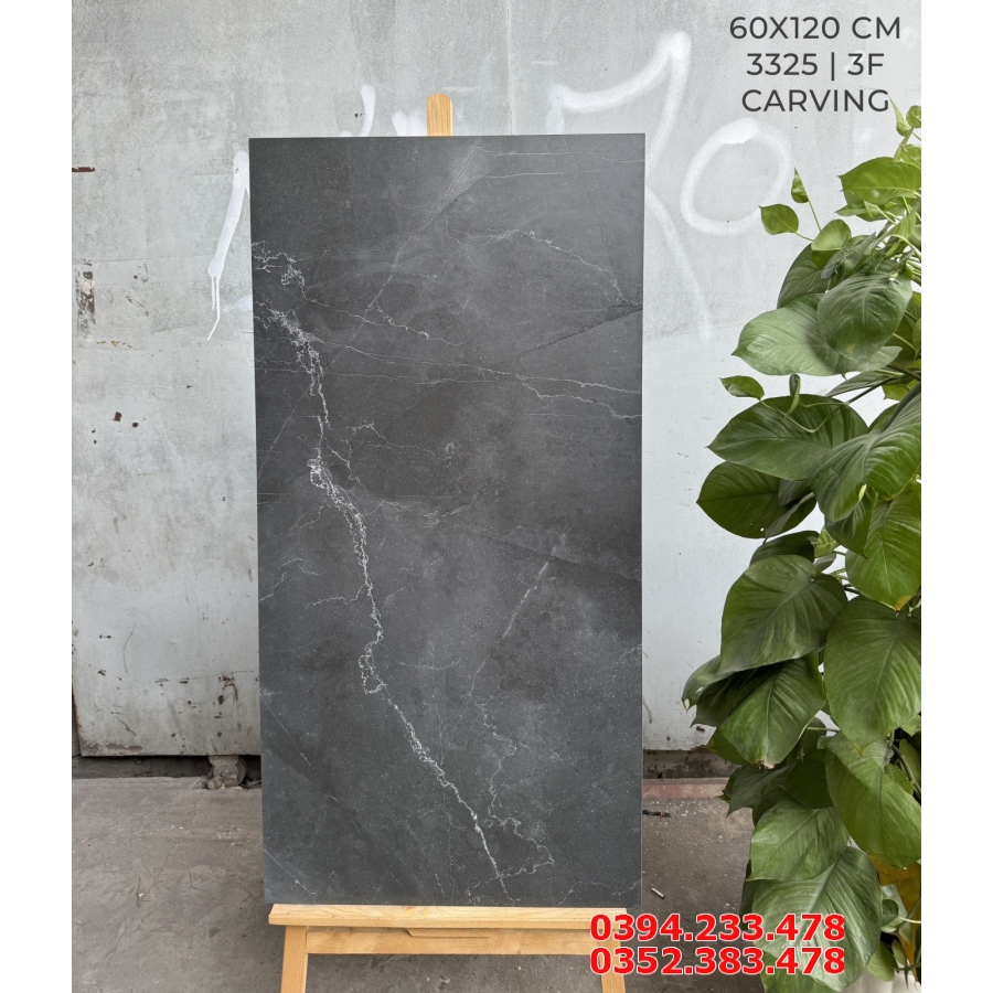 Đá Marble 60x120 Trắng Mờ Matt Cao Cấp