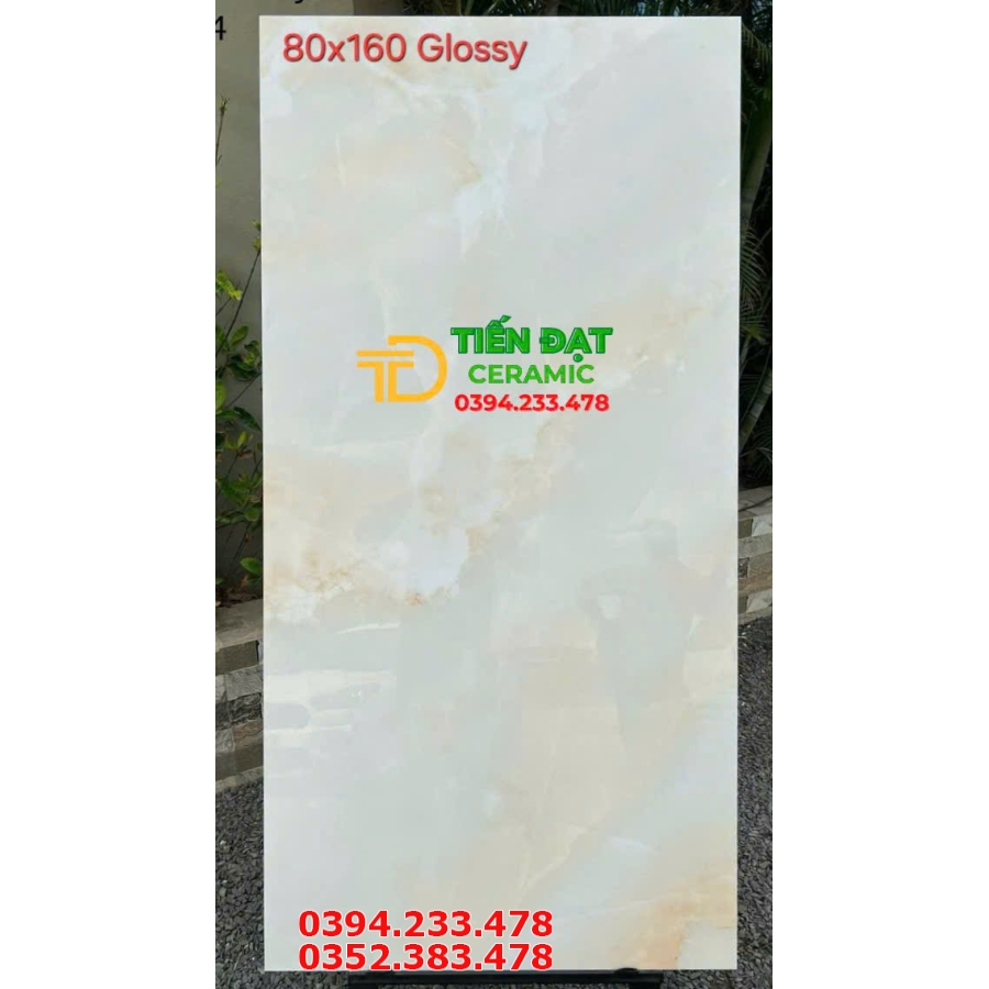 Gạch Ốp Lát 80x160 Nhập Khẩu Ấn Độ Vàng Xanh Nhạt