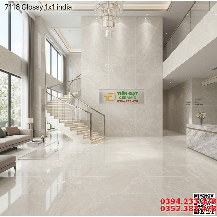 Kho Gạch Ấn Độ 100x100 Khổ Lớn Tại Lâm Đồng Giá Rẻ