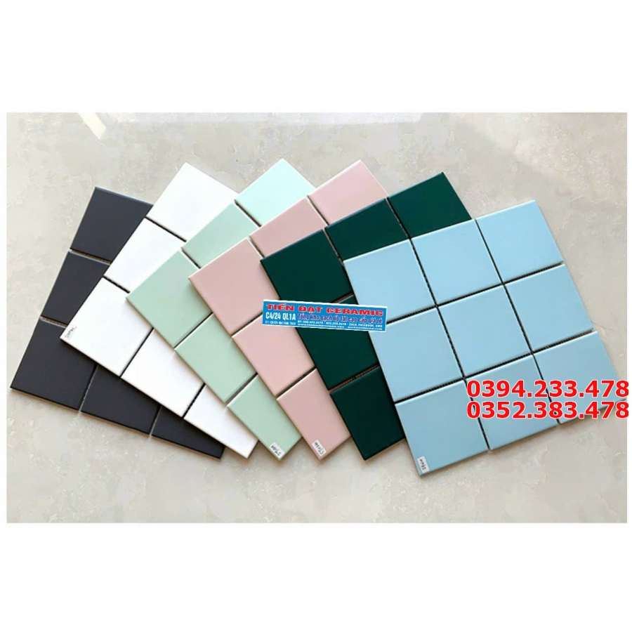 Gạch Ốp Lát Bể Cá Nhà Tắm 30x30 Ô Vuông To