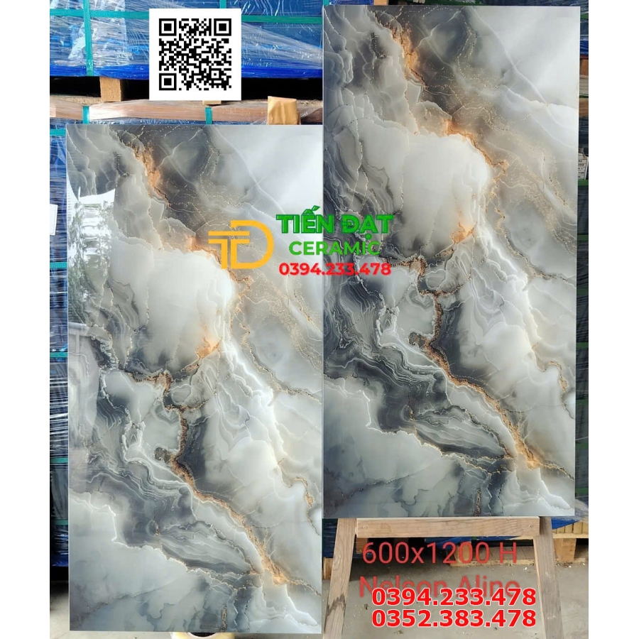 Gạch Ốp Lát Khổ Lớn 60x120 Vân Đá Cẩm Thạch Mẫu Mới