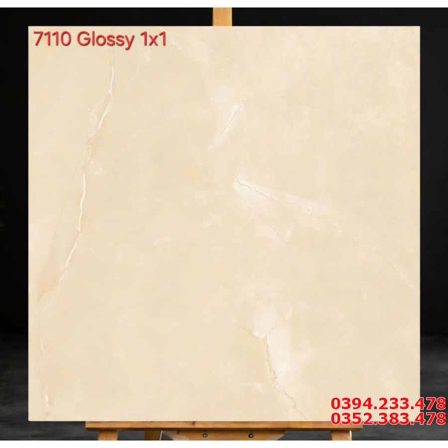 Gạch Ốp Lát Nhà Hàng Phong Cách Châu Âu 100x100 Vân Vàng