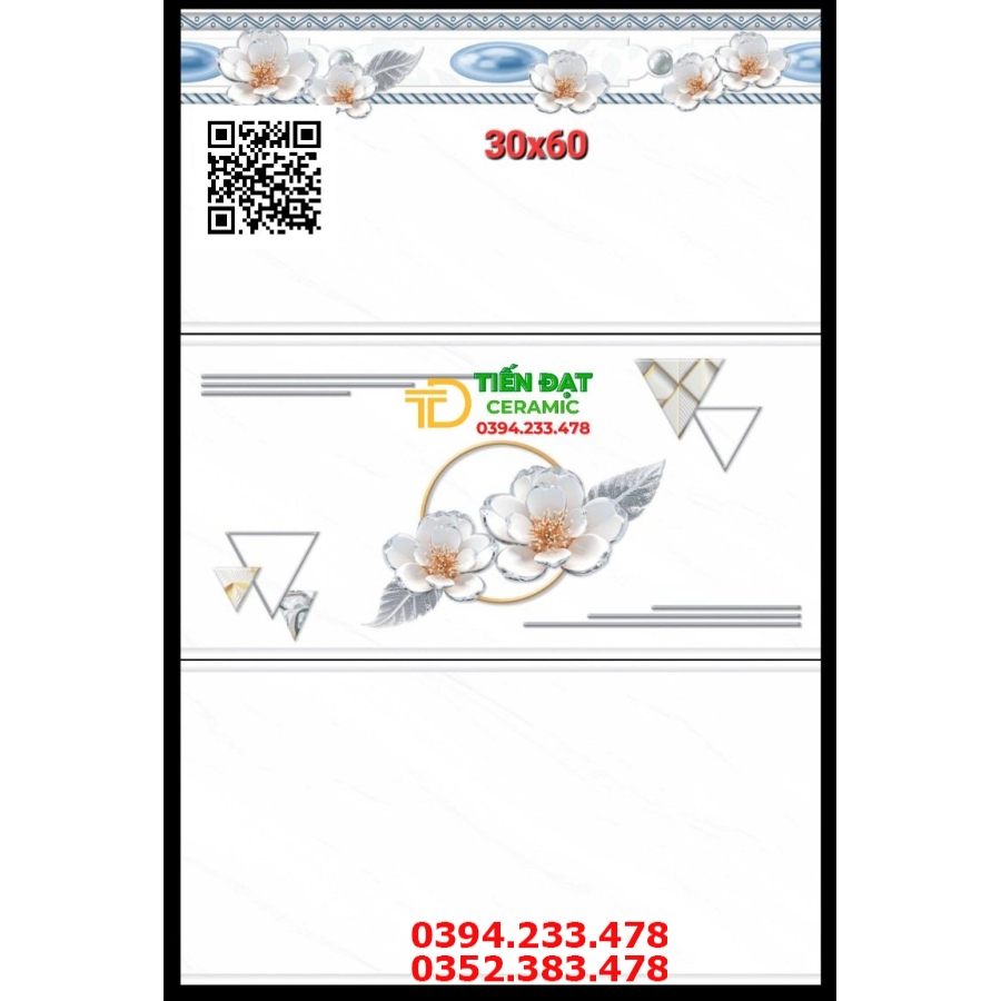 Gạch Ốp Phòng Ngủ 30x60 Bóng Kính Giá Rẻ