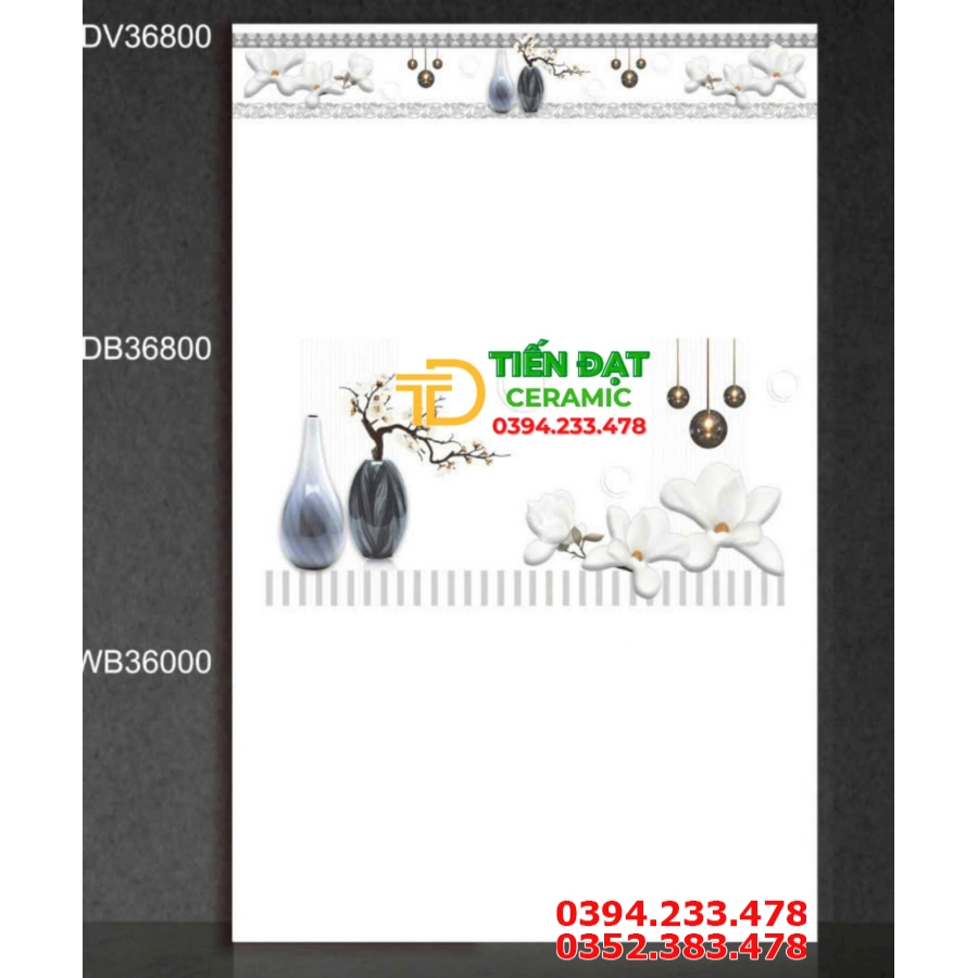 Gạch Ốp Phòng Ngủ 30x60 Trắng Trơn Xả Kho Rẻ Nhất