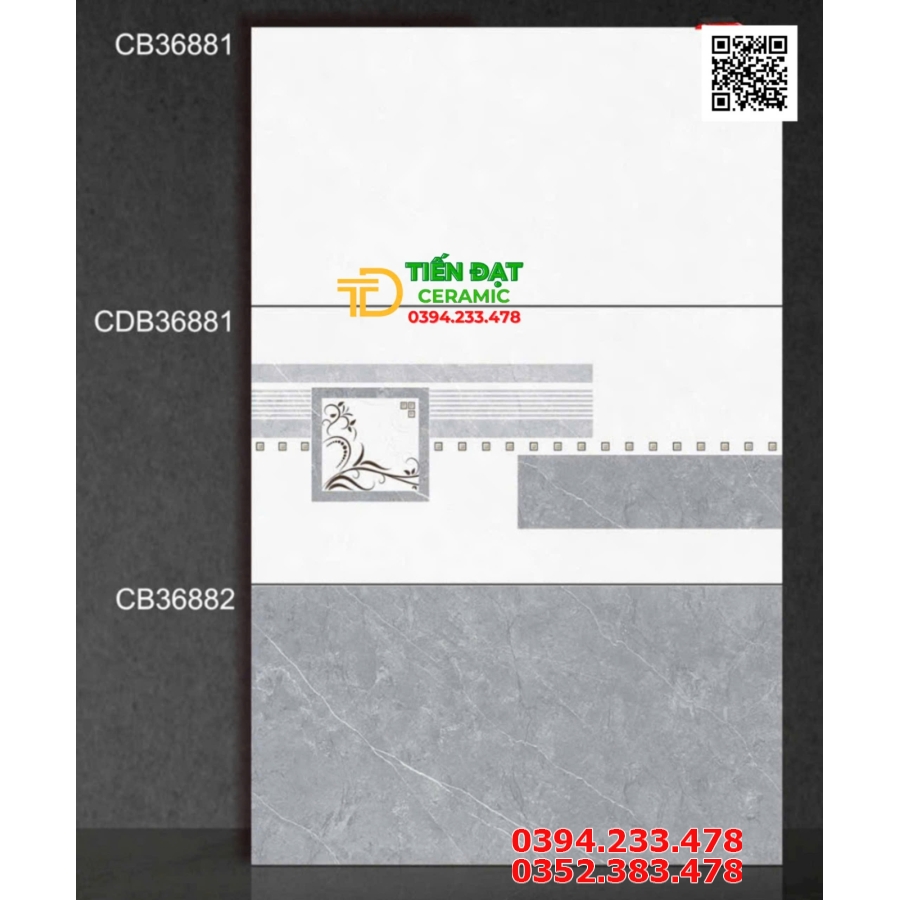 Gạch Ốp Tường 30x60 Vân Giả Đá Đậm Nhạt Giá Rẻ