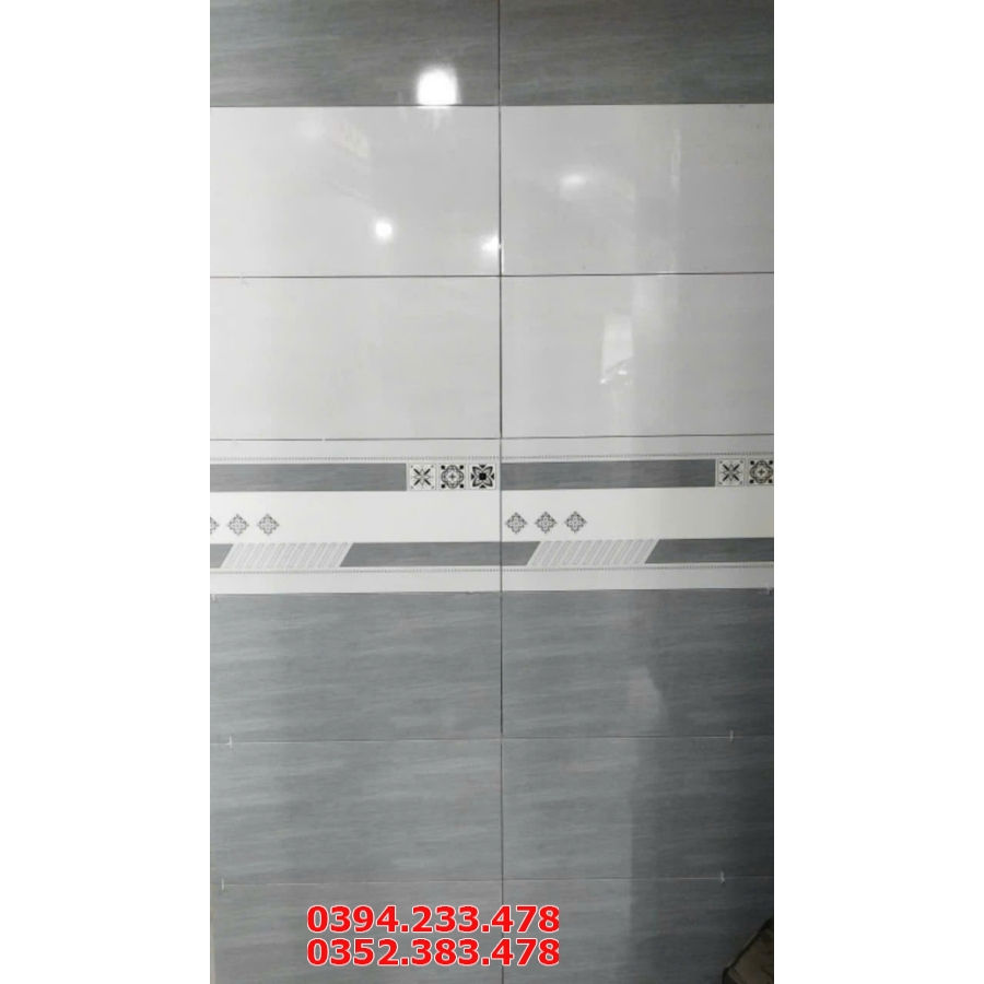 Gạch Ốp Tường 30x60 Vân Xám Giả Đá Giá Rẻ