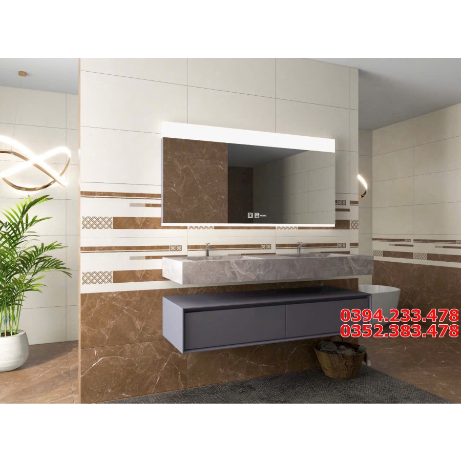 Tổng Kho Gạch Ốp Tường Apodio 40x80 Trắng Vân Tại Bình Chánh