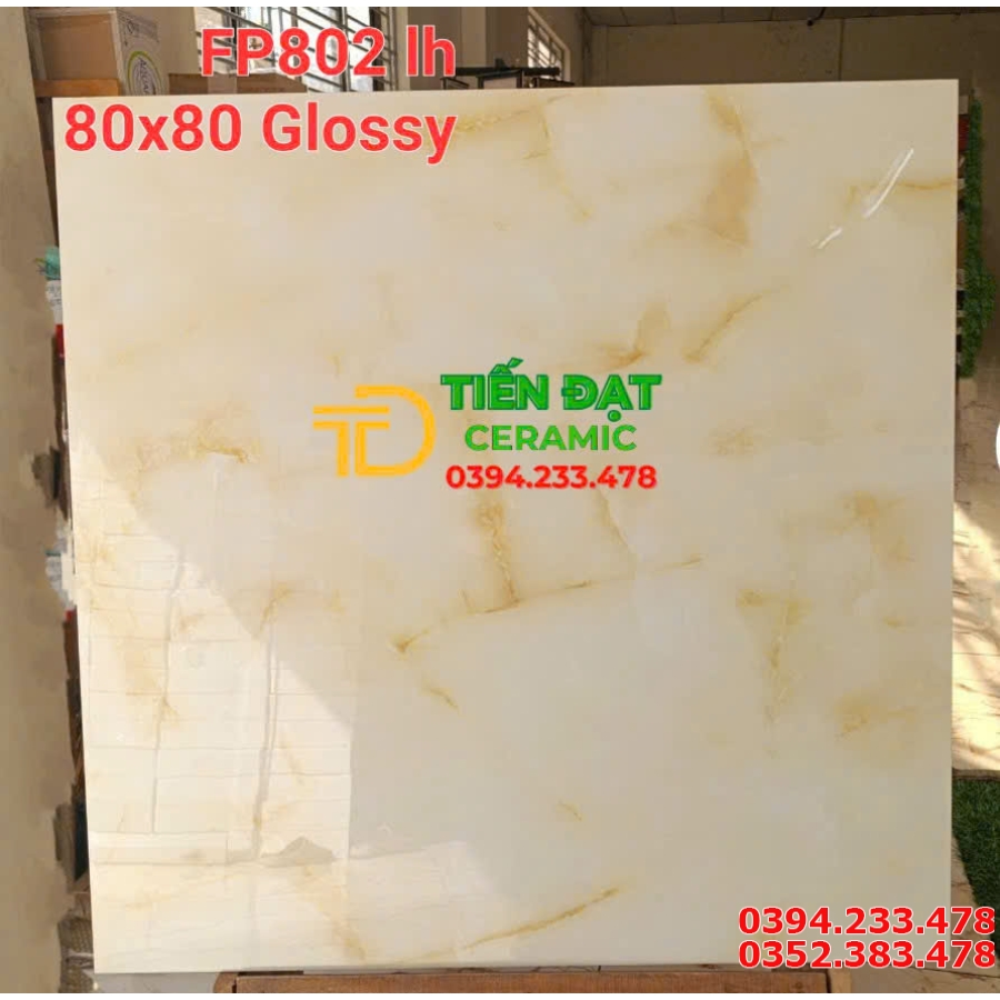 Gạch Ốp Tường 80x80 TQ Vân Vàng Mới Nhất Tại Miền Nam