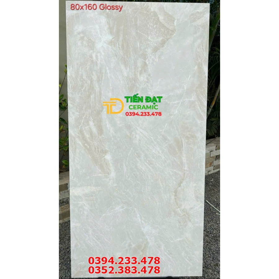 Gạch Ốp Tường Khổ Lớn 80x160 Vân Đá Thạch Anh 