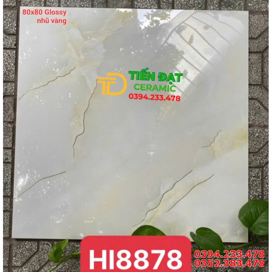 Gạch TQ Khắc Kim 80x80 Cao Cấp Bán Chạy Nhất Miền Nam