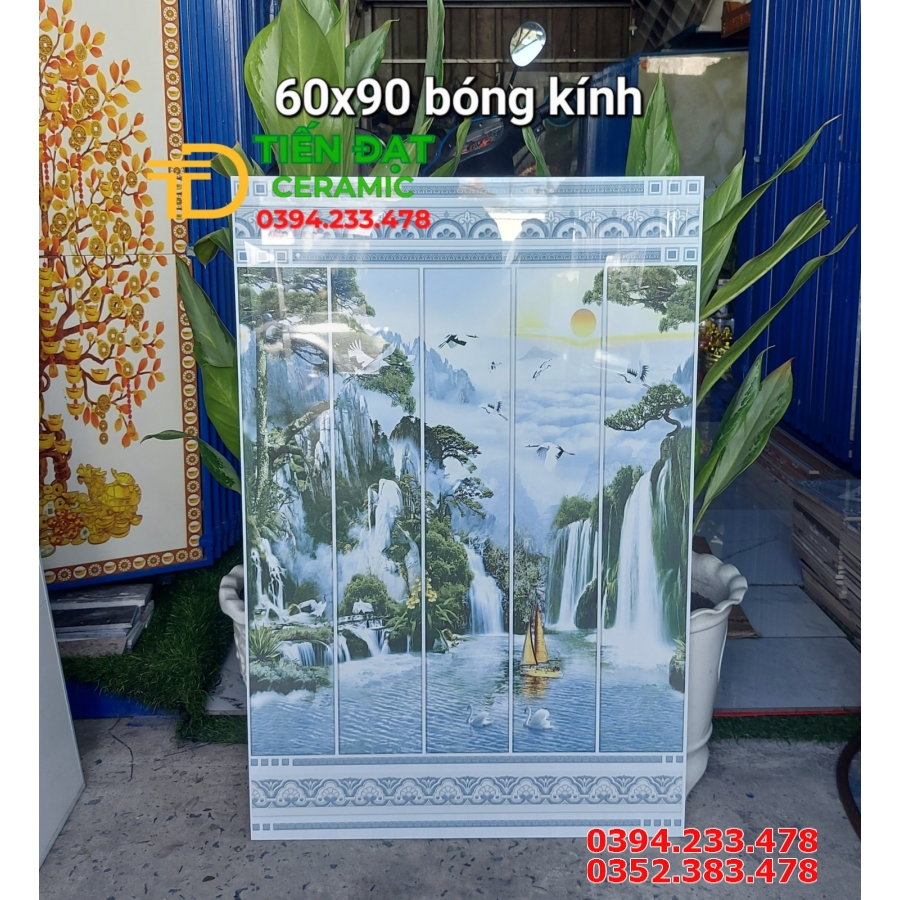 Top 8 Mẫu Gạch Tranh 5D 60x90 Ốp Chân Tường Mẫu Mới