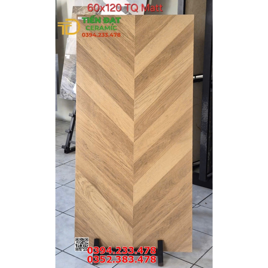 Gạch Trung Quốc Giả Gỗ 60x120 Ốp Lát Nhà Hàng Cao Cấp