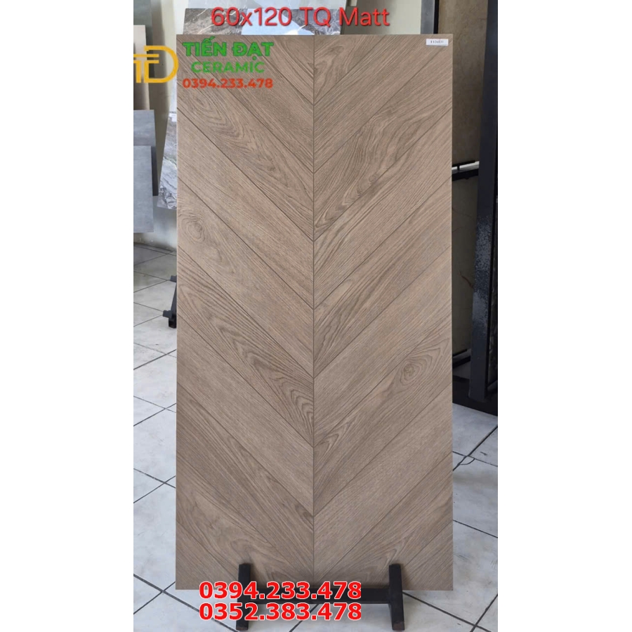 Gạch Vân Giả Gỗ Xương Cá 60x120 Trung Quốc Tại Bình Tân