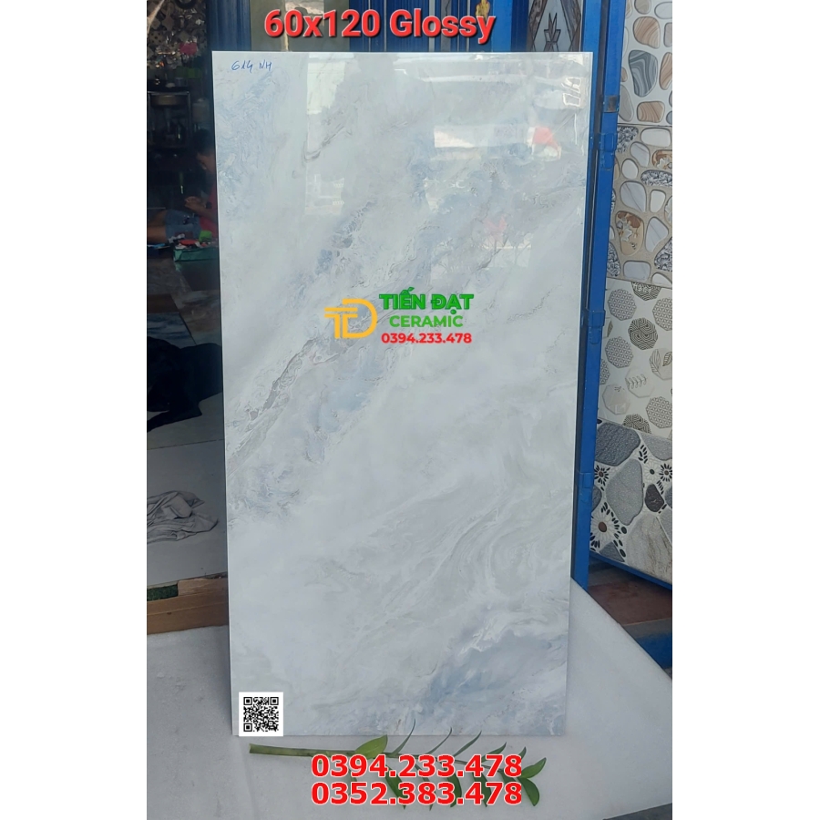 Gạch Đá 60x120 Khổ Lớn Ốp Tường Bóng Kính Cao Cấp