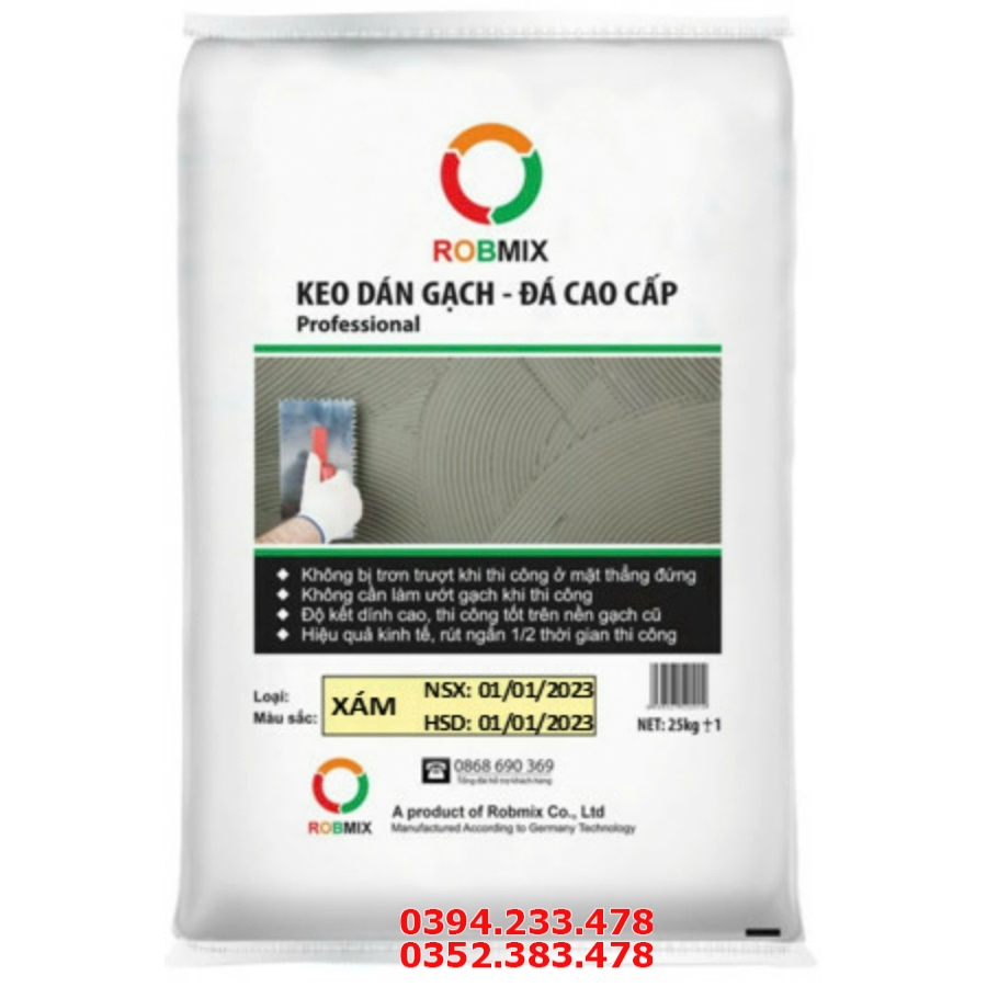 Keo Dán Gạch Khổ Lớn Cao Cấp ROBMIX