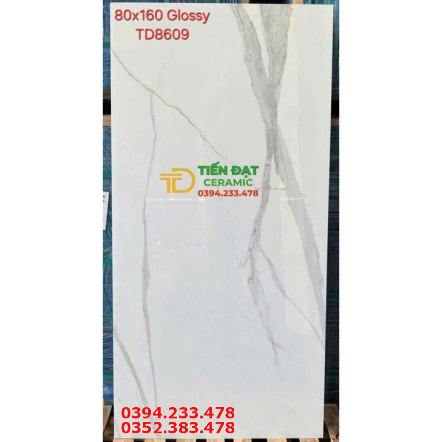 Kho Gạch Ấn Độ 80x160 Trắng Vân Xám Tại Nguyễn Cửu Phú