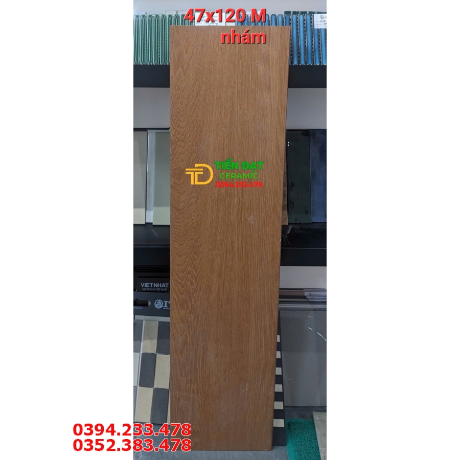 Kho Gạch Cầu Thang TQ 47x120 Giả Gỗ Mẫu Mới Nhất