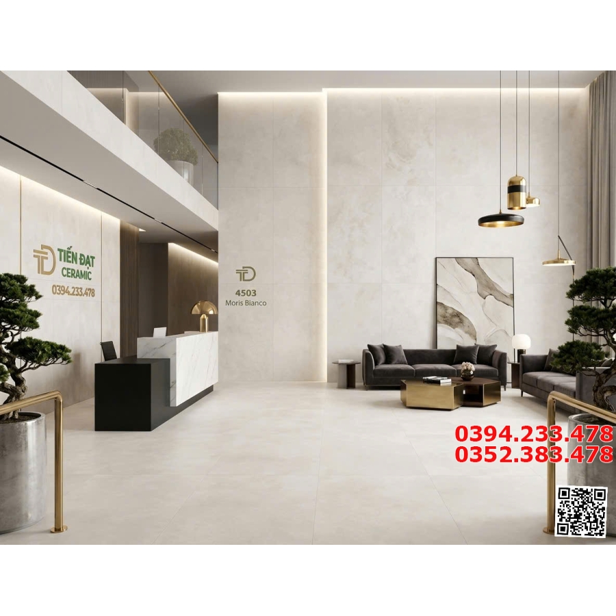 Kho Gạch Nhập Khẩu 120x180 Đá Mờ Ốp Lát Sảnh Lớn