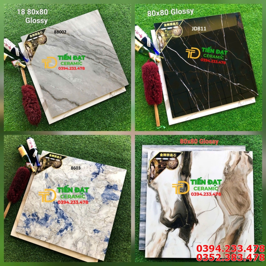 Kho Gạch Nhập Khẩu TQ 80x80 Khắc Kim Tại Bình Tân