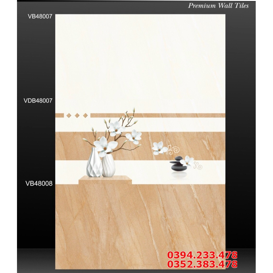 Kho Gạch Ốp Lát 40x80 Vân Vàng Bộ Đậm Nhạt 