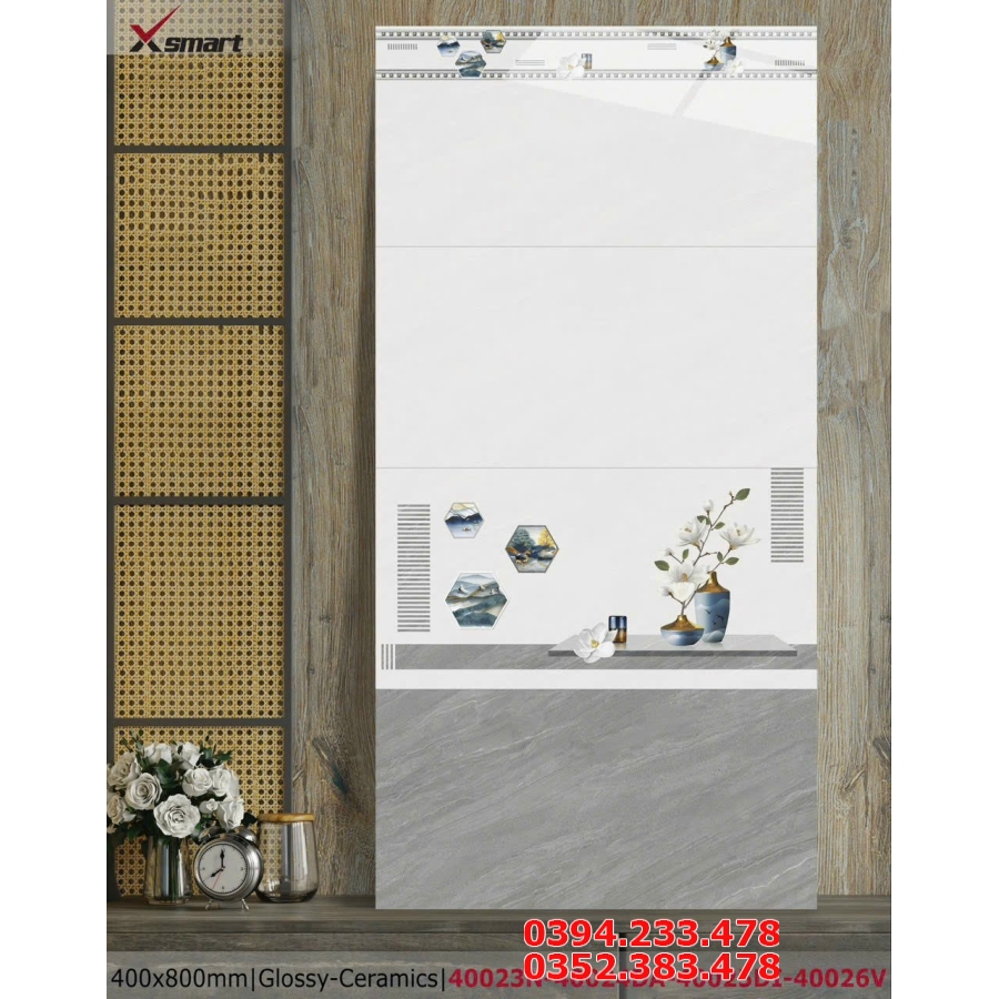 Kho Gạch Ốp Lát Catalan 40x80 Vân Xám Trắng Giá Rẻ