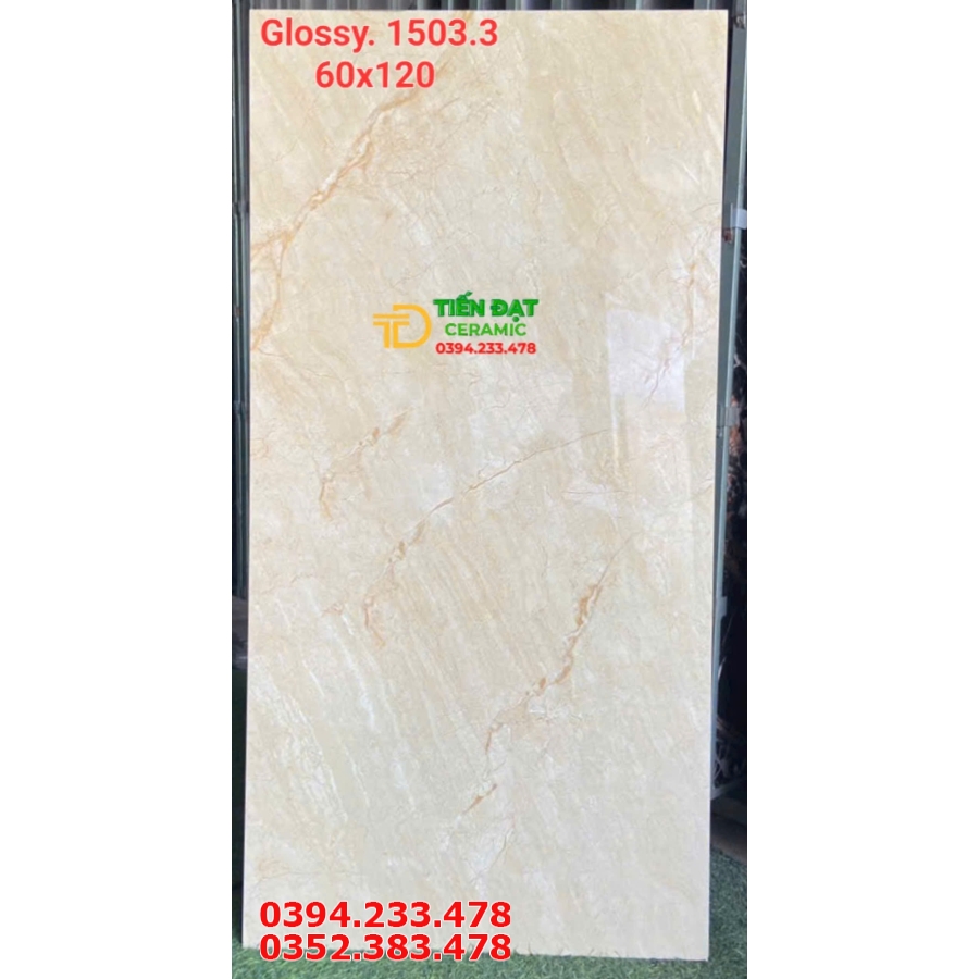 Gạch Đá Cao Cấp 60x120 Trắng Vân Khói Mẫu Mới