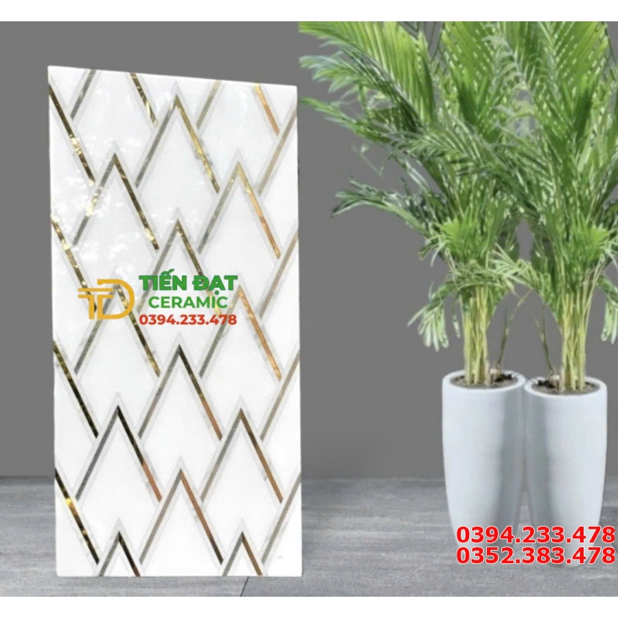 Kho Gạch Trung Quốc 30x60 Trắng Ánh Vàng Mới Nhất Q7
