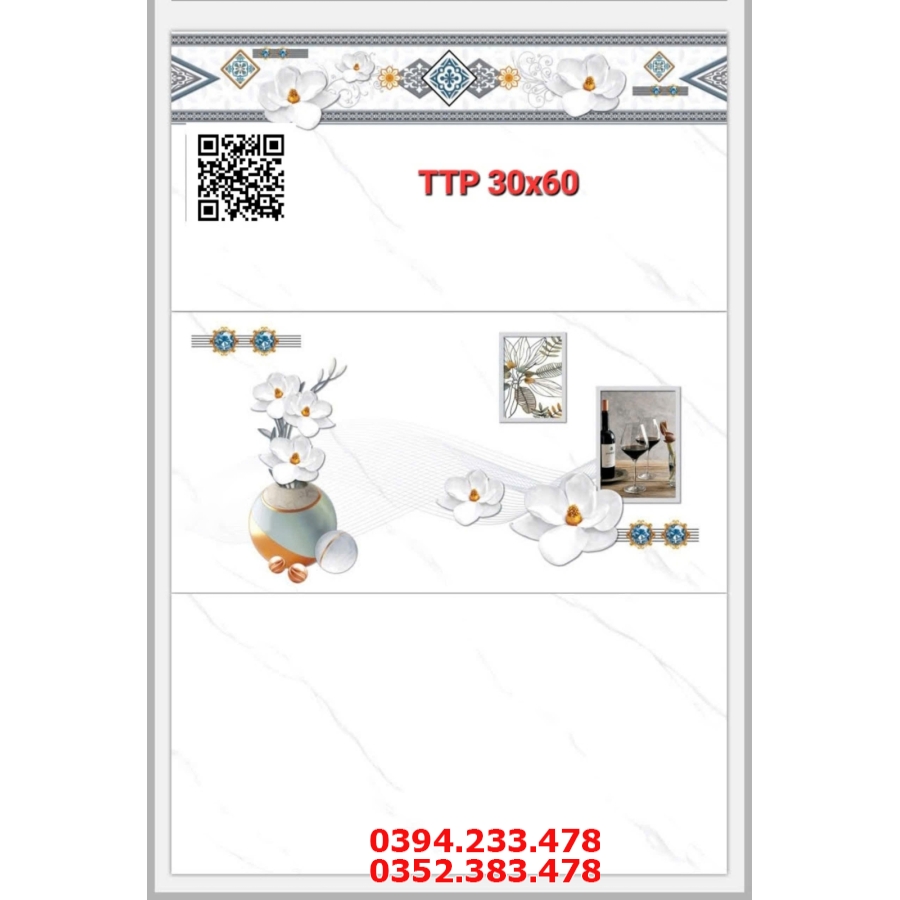 Kho Gạch Tường 30x60 Trắng Vân Mây Tại Tây Ninh