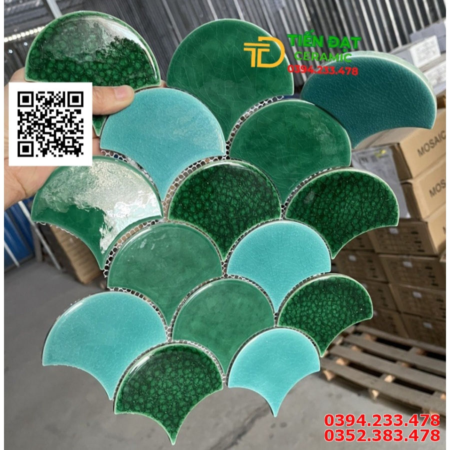 Tổng Kho Gạch Mosaic TQ Vẩy Rồng Giá Rẻ Tại Phú Quốc