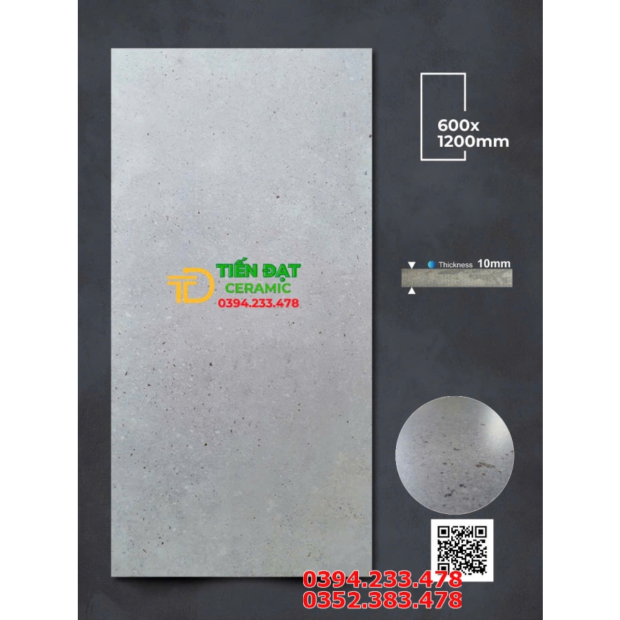 Gạch Lát Nền 60x120 Apodio Đá Mờ Tinh Thể Caving