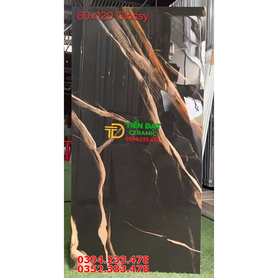 Tổng Kho Gạch 60x120 Đen Ánh Vàng Ấn Độ Tại Miền Nam 