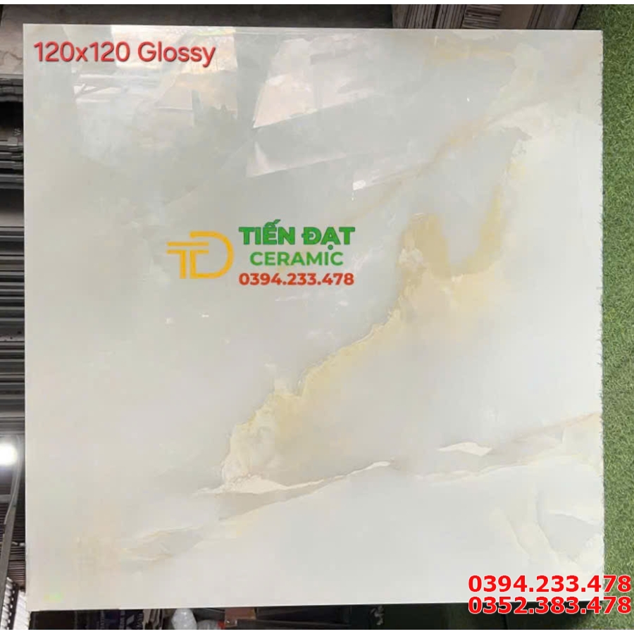 Tổng Kho Gạch Ấn Độ 120x120 Vân Ánh Vàng Ốp Lát Biệt Thự